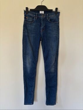 Hudson Jeans Women's Skinny Jeans - Dark Wash Blue